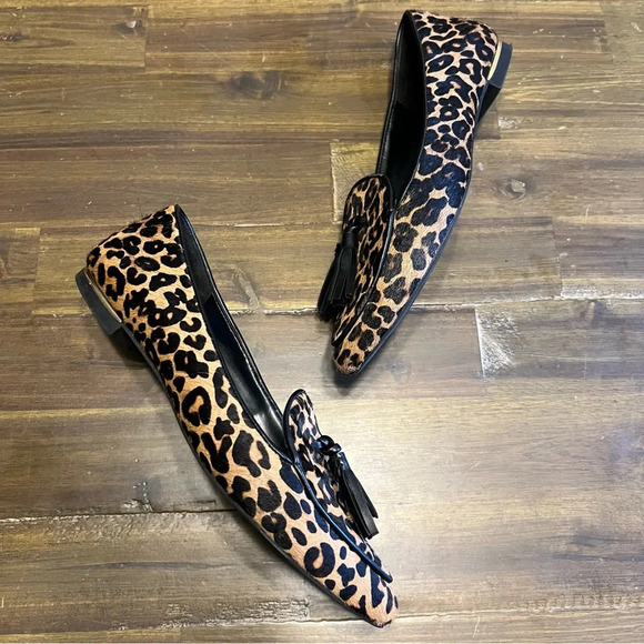 Jones New York Sami Haircalf Cheetah Flats - Picture 1 of 10